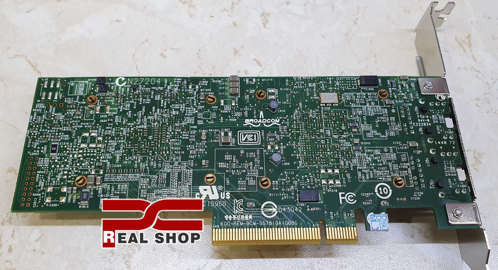 Broadcom Lan 2x Card RJ45 PCIe 2.5G/10G BCM57810 Сетевая карта Server