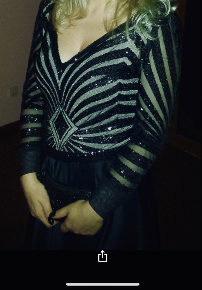 Rochie matase cu pietre