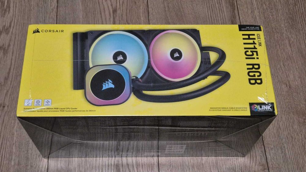 AIO Corsair iCUE LINK H115i RGB, 280mm, desigilat, nou.