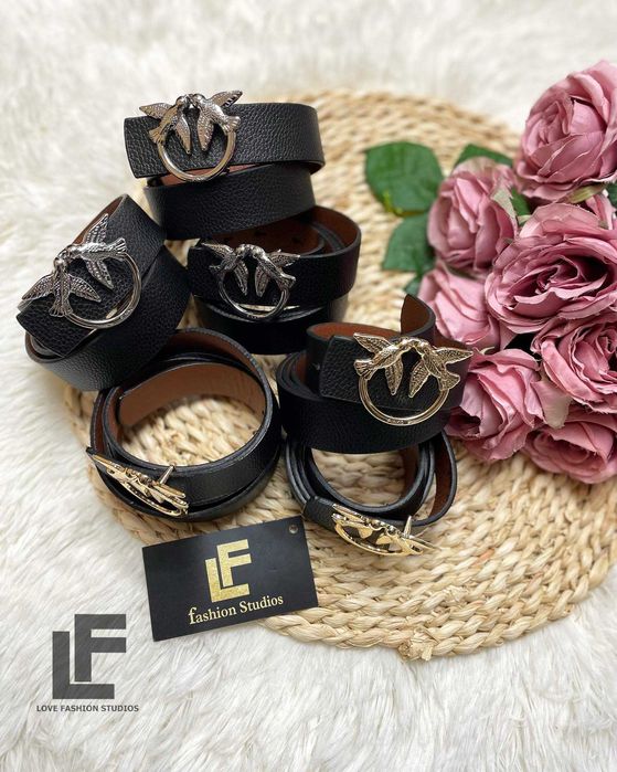 Тънки Колани Pinко, LV, Miu Miu, Celine, Guess в различни цветове НОВО