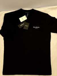 Tricou Balmain logo-print cotton T-shirt