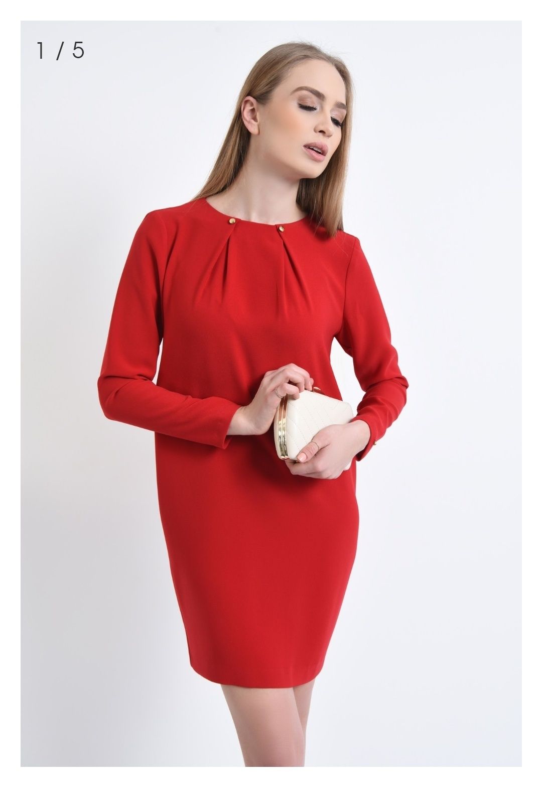 Rochie Poema rosie