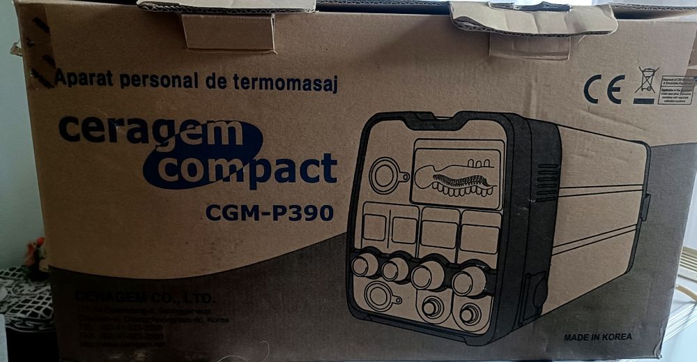 Aparat personal de termomasaj Ceragem Compact CGM-P390.