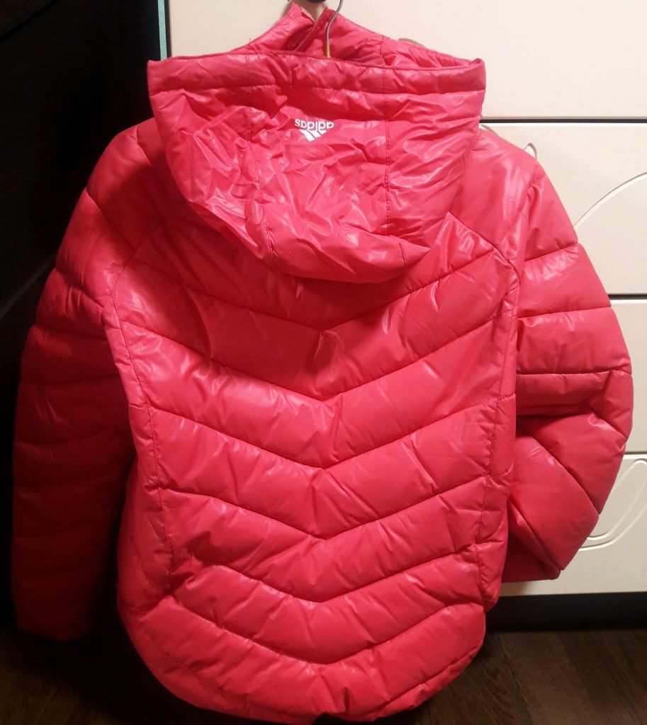 Куртка тёплая зима/демисезонная розовая (девушка или подросток)
