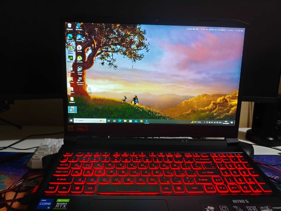 Игровой ноутбук с rtx 3050 ti