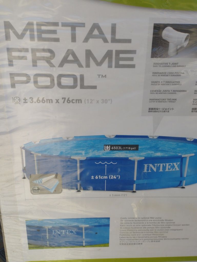 Basseyn intex 3,7m