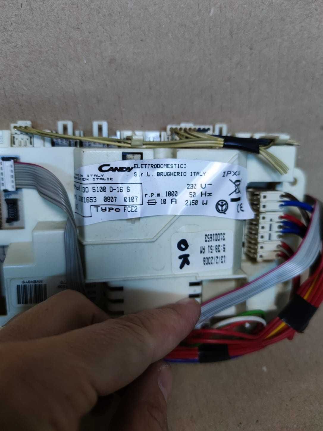 placa electronica si bord comanda Mașină de spălat Candy GO 5100 / C74