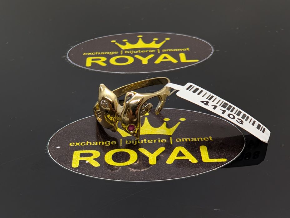 Bijuteria Royal: Inel aur 14k/2.41 gr