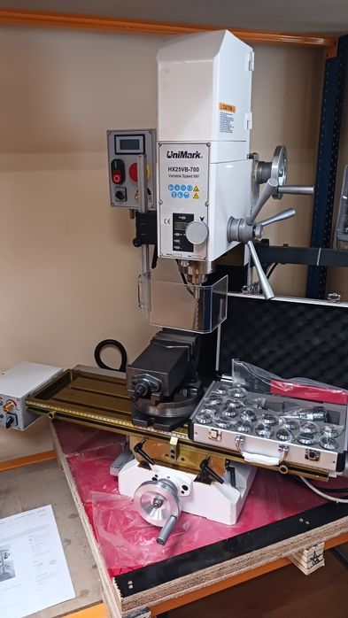 Фреза WMD25VB с 3-осов LCD дисплей и самоход. ER32!