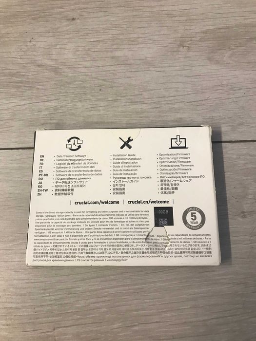 SSD NVMe 2TB Crucial P3 Plus • PCIe 4.0 • 5000 MB/s • M.2 2280