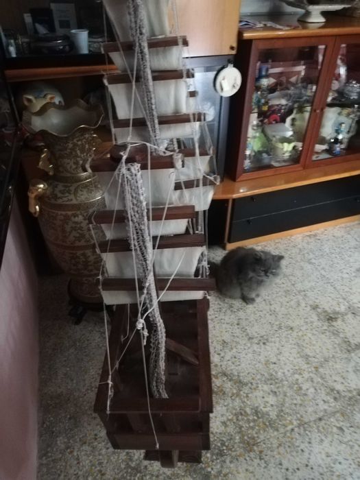 макет на голям дървен кораб-Италия