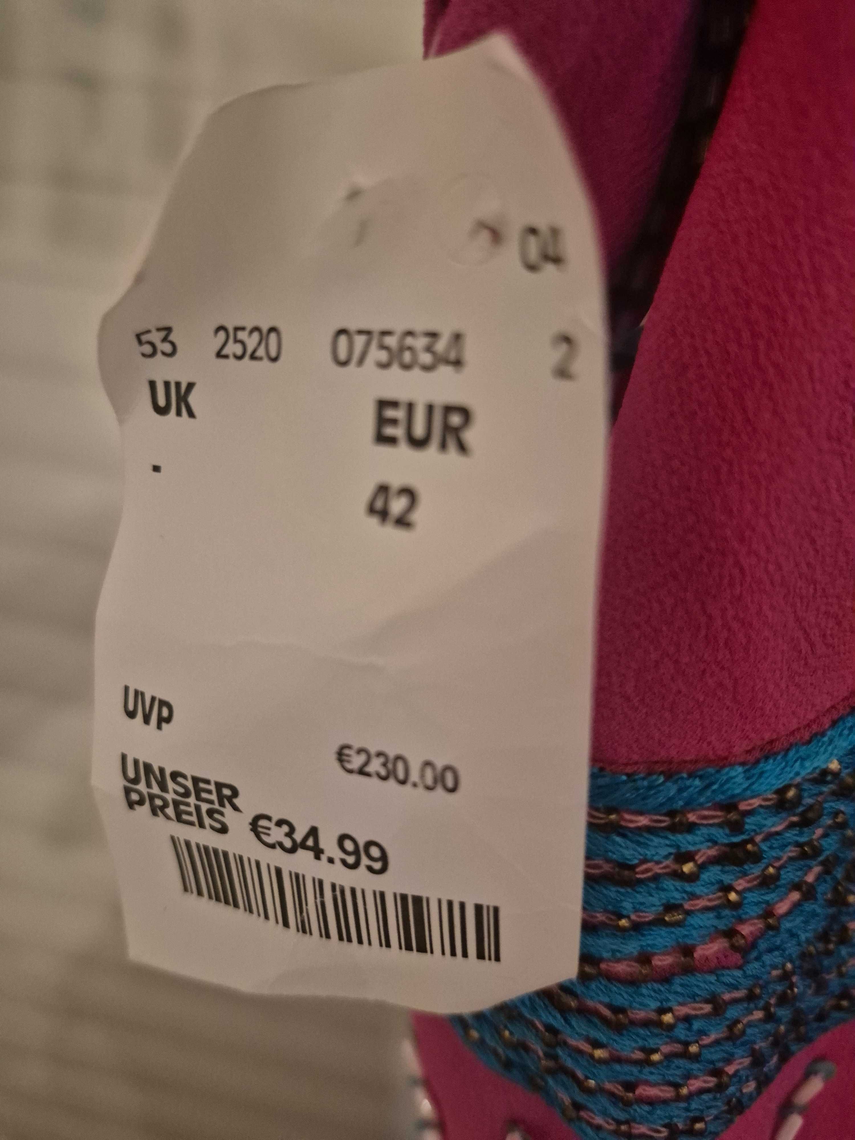 Рокля с презрамки, р-р XL/EUR 42,  нова 'Boho chic'