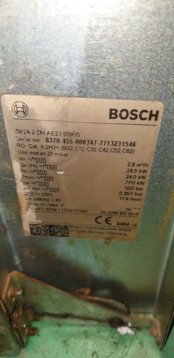 Centrala termica BOSCH ZW 24-2 DH/24KW/pt dezmembrare/COMPLETA/Galati
