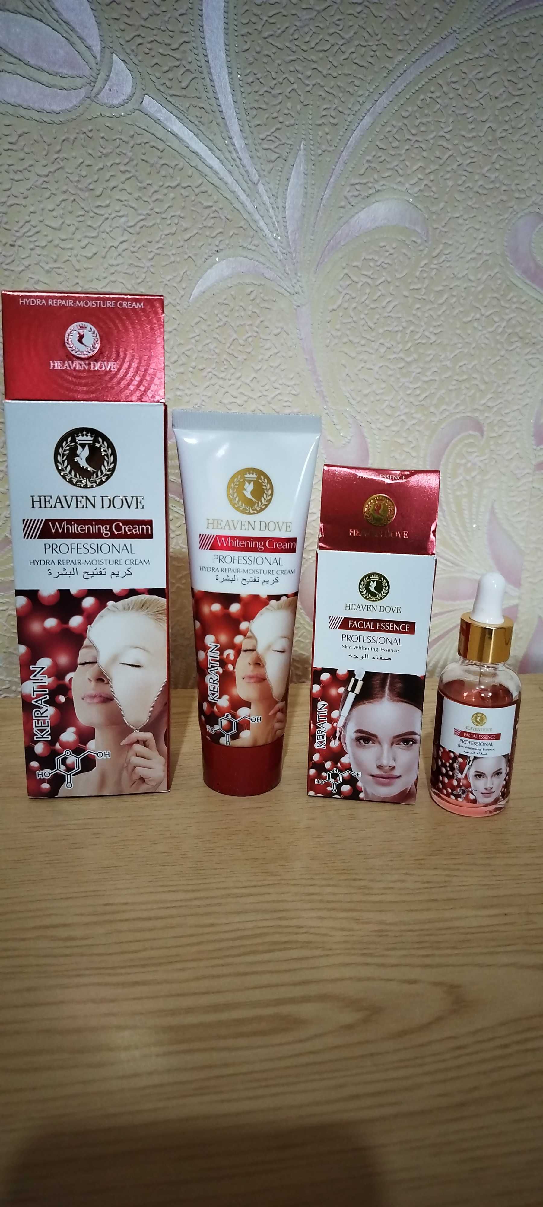 Комплект избелващи крем + серум Heaven Dove Professional