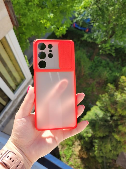 Husa silicon cu protecție camera compatibil Samsung S21 ; S21 Plus ; S