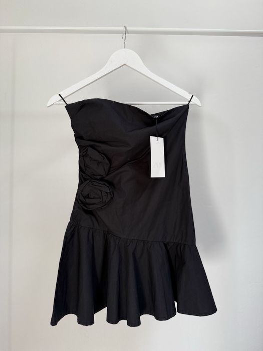 Рокля с рози Зара /Zara XS с етикет