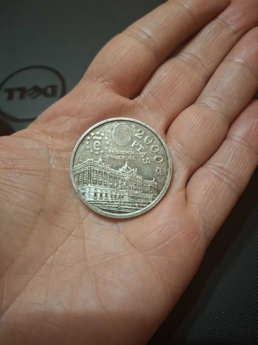 Moneda argint 2000 pesetas 1995