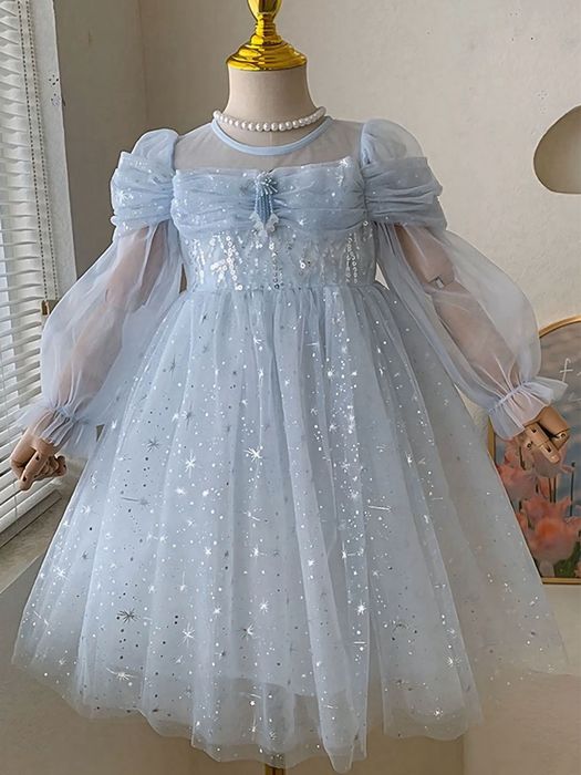 Платье Эльзы 2,3,4 года. 100, 110 рост