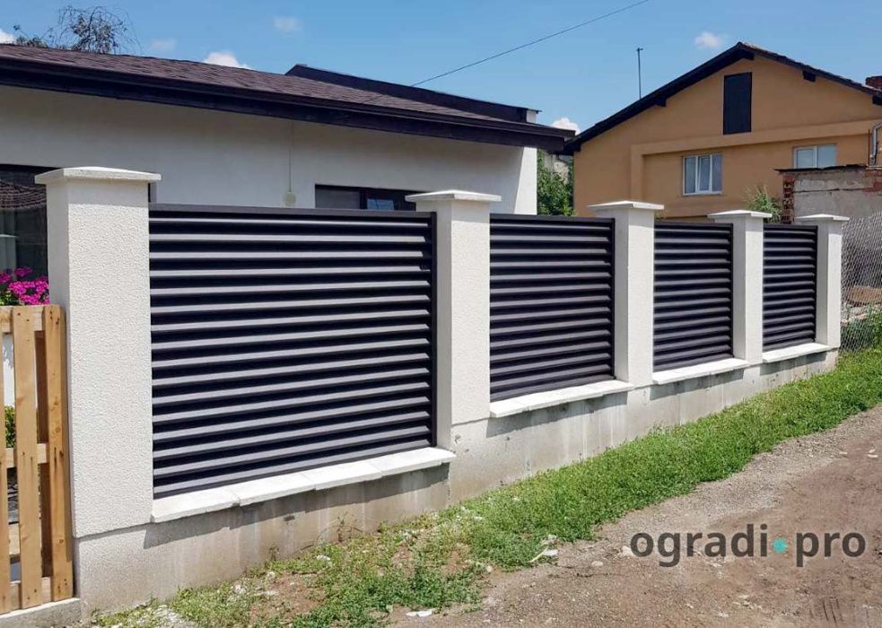 Хоризонтална ограда - щора, ограда за двор