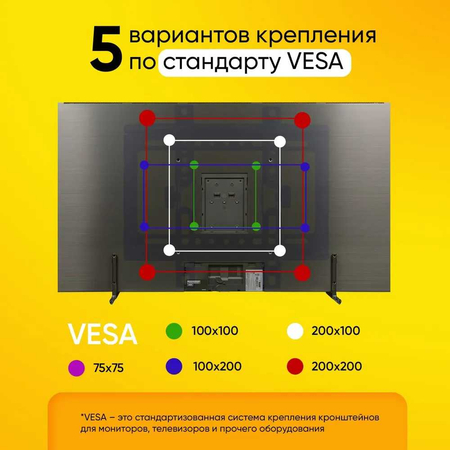 Кронштейн  для телевизора HT-002, диагональ 32-55 универсальный