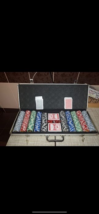 Set poker Grimaud 496 jetoane 111,5 g