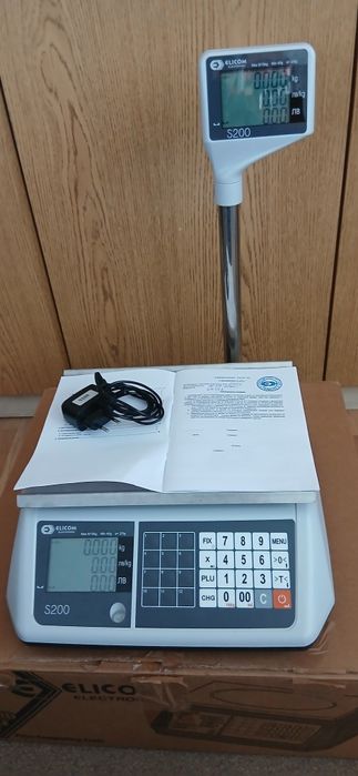 Електронна везна по БДС и НАП  Еликом S200 L 6/15 с локатор