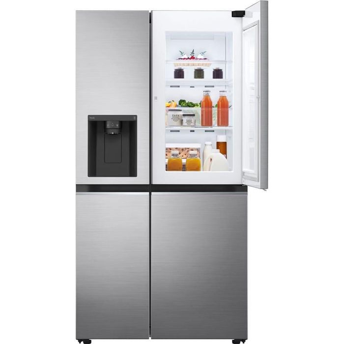 Side by Side LG GSJV51PZTE Clasa E NoFrost, 635 L