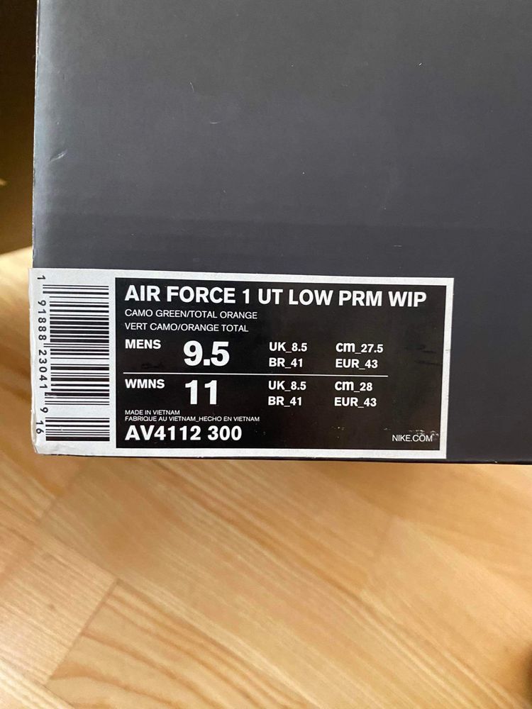 Nike air force carhartt WIP