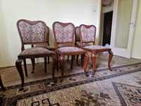 Set 6 scaune lemn nuc masiv