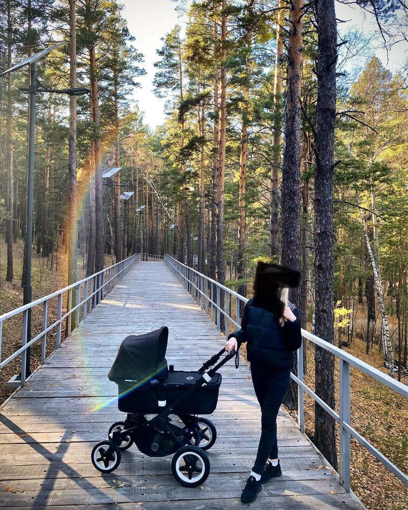 Коляска bugaboo люлька и прогулочный блок