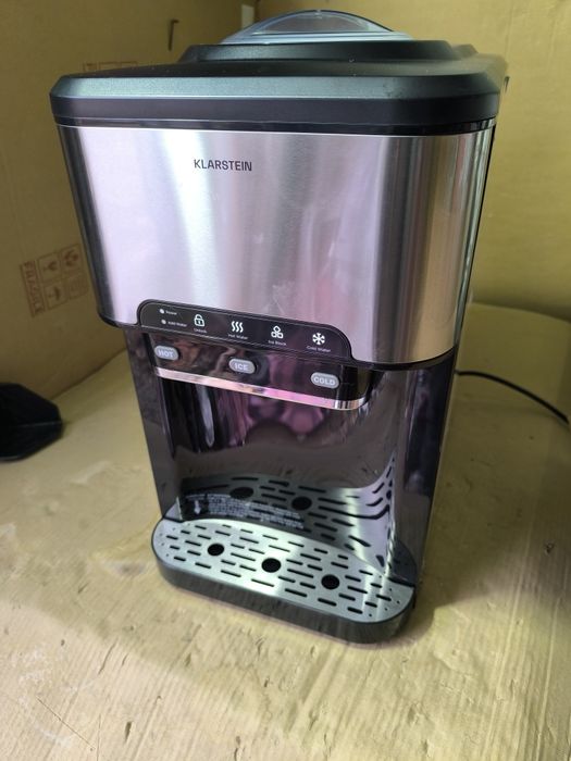 Ледогенератор Klarstein AQUEOUS с диспансер за топла и студена в-а 3в1