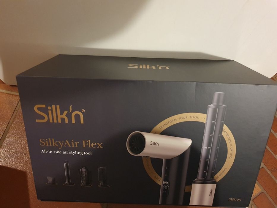 Сешоар и маша SILK'N SilkyAir Flex златен