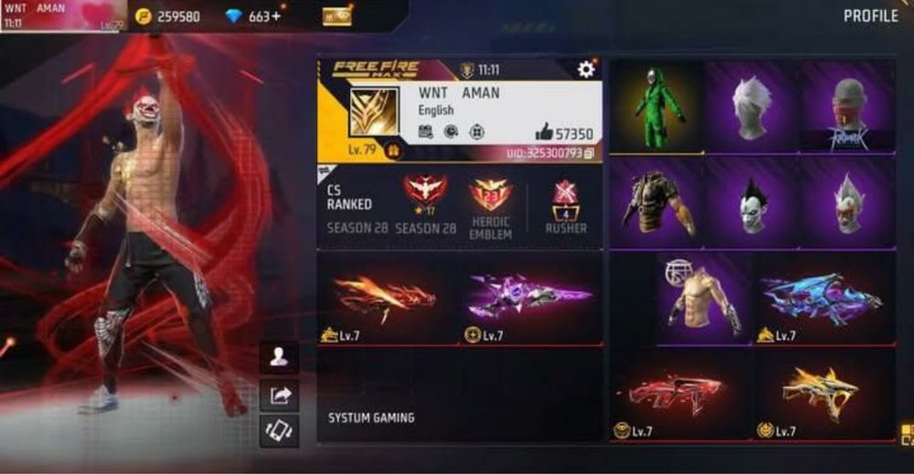 Продам аккаунт фф срочно