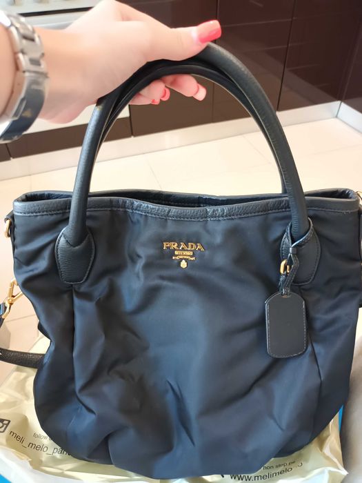 Poșetă Prada material textil