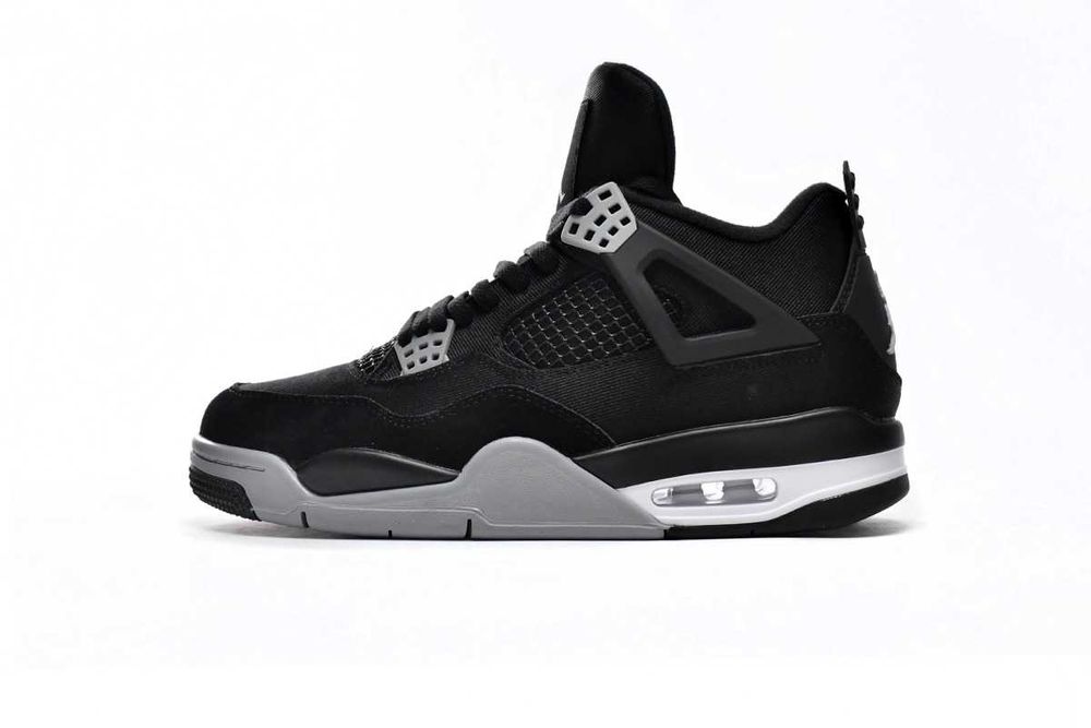 Jordan 4 Black Canvas