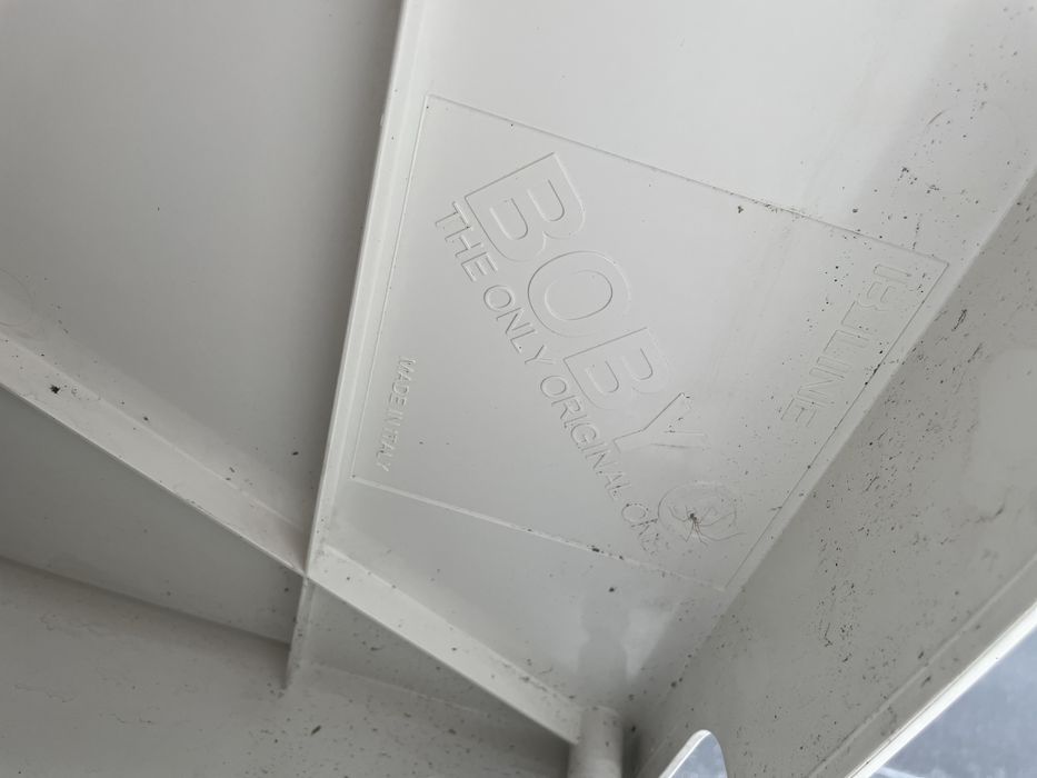 Joe Colombo white boby storage trolley 1970/ дизайнерска количка