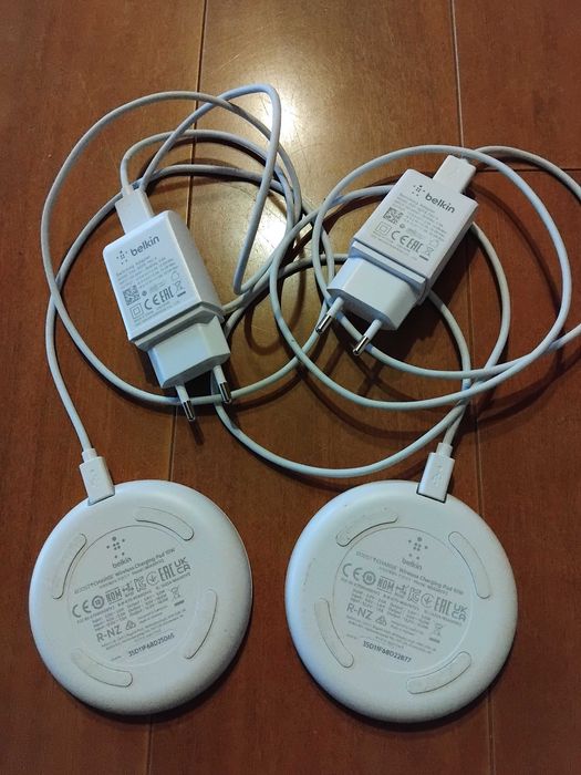 Incarcator wireless BELKIN WIA001vfWH, universal, QI, 10W, alb