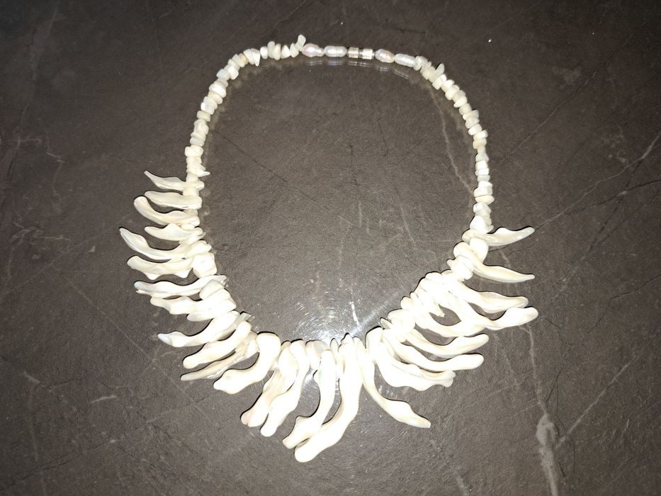 Естествена седефена огърлица