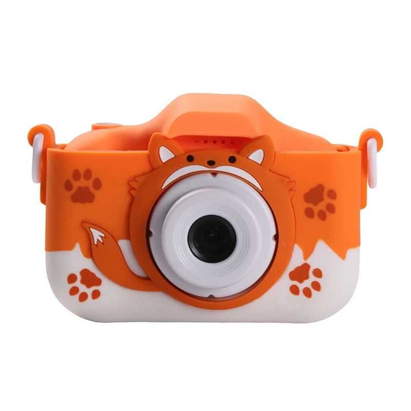 Дигитален детски фотоапарат STELS Q70s, Игри, Снимки, Син, Оранжев
