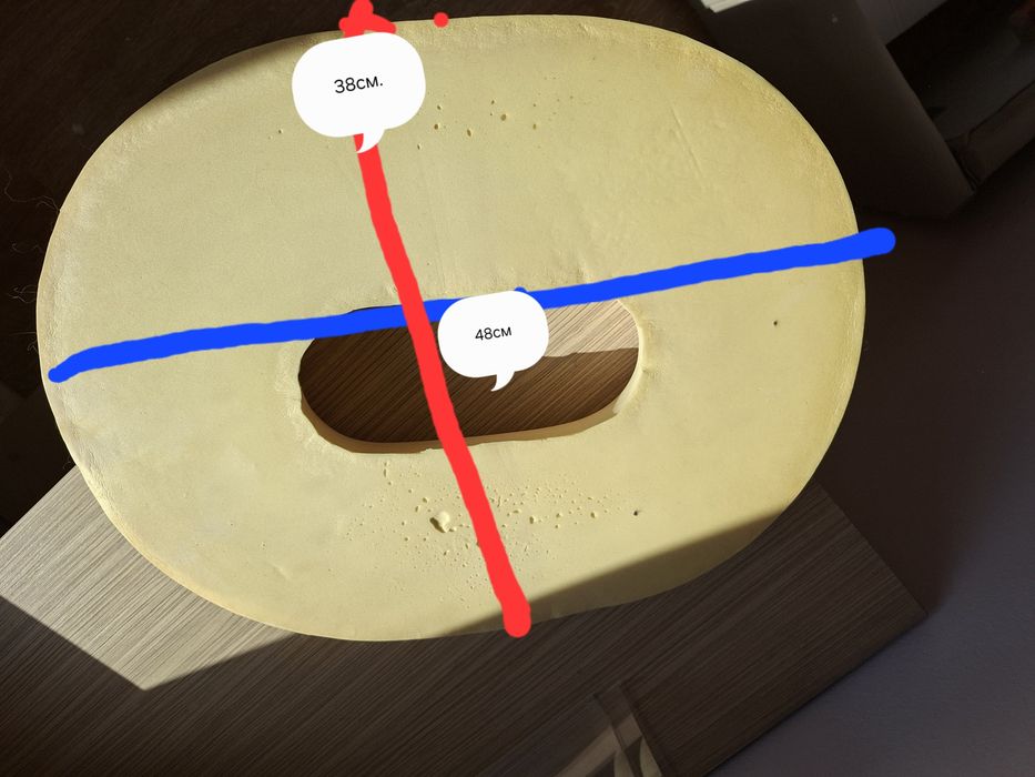 Ортопедична възглавница тип "поничка"- за комфорт при седене и болки