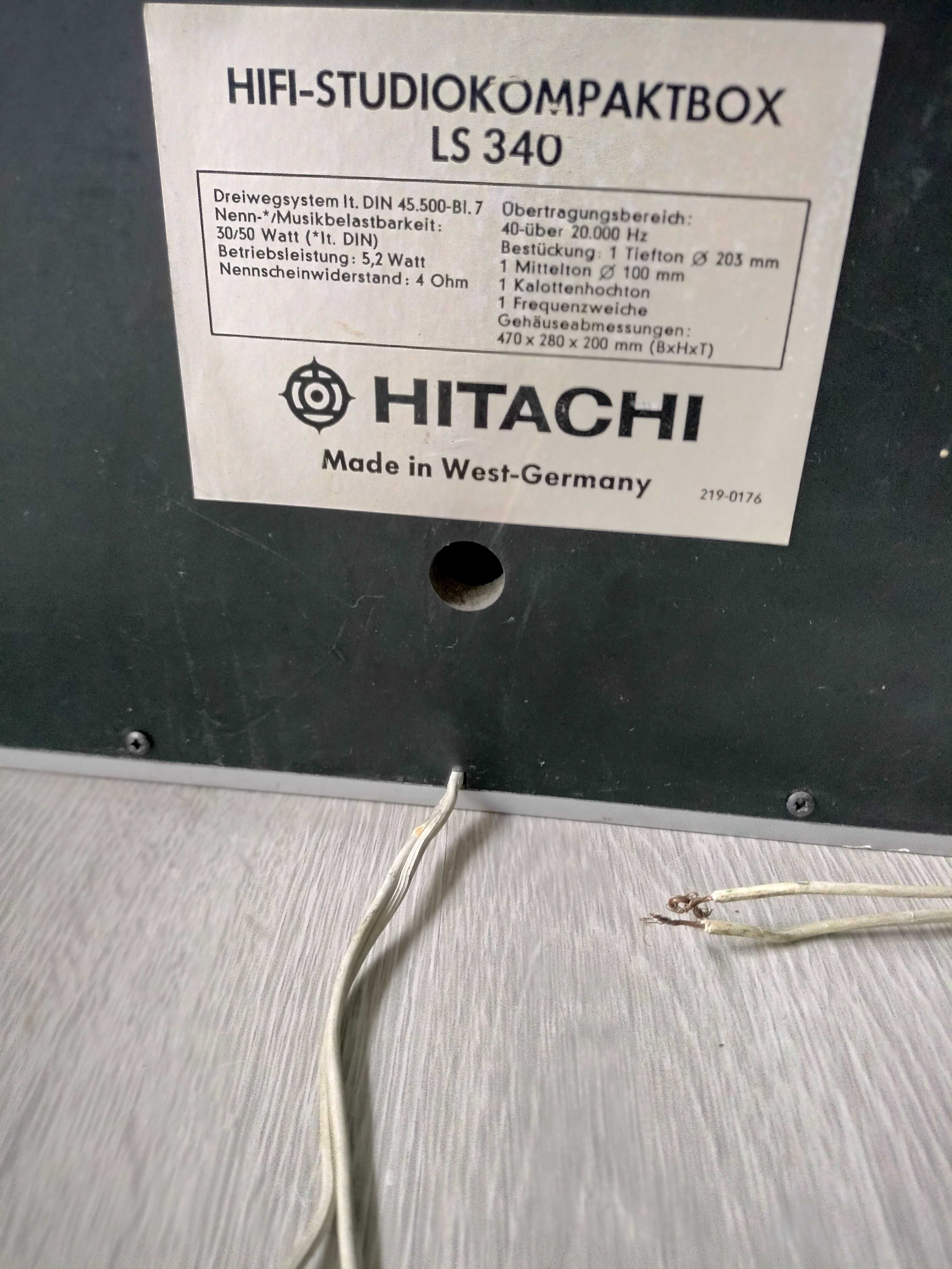 Hitachi LS-340 boxe  sunet clar si frumos