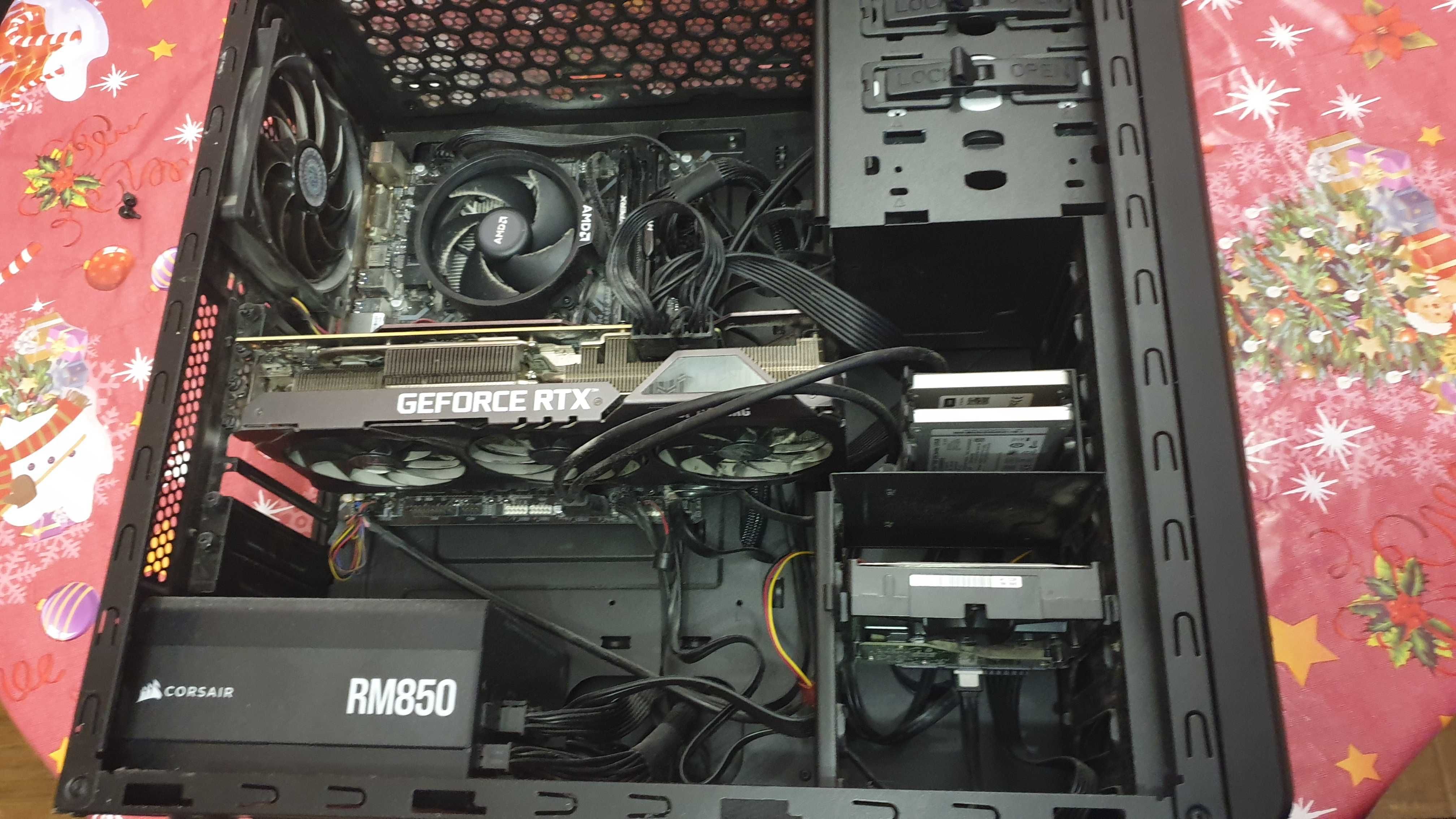 геймърски компютър - rtx 3080, ryzen 5 5600, 16 gb DDR4 3200mhz