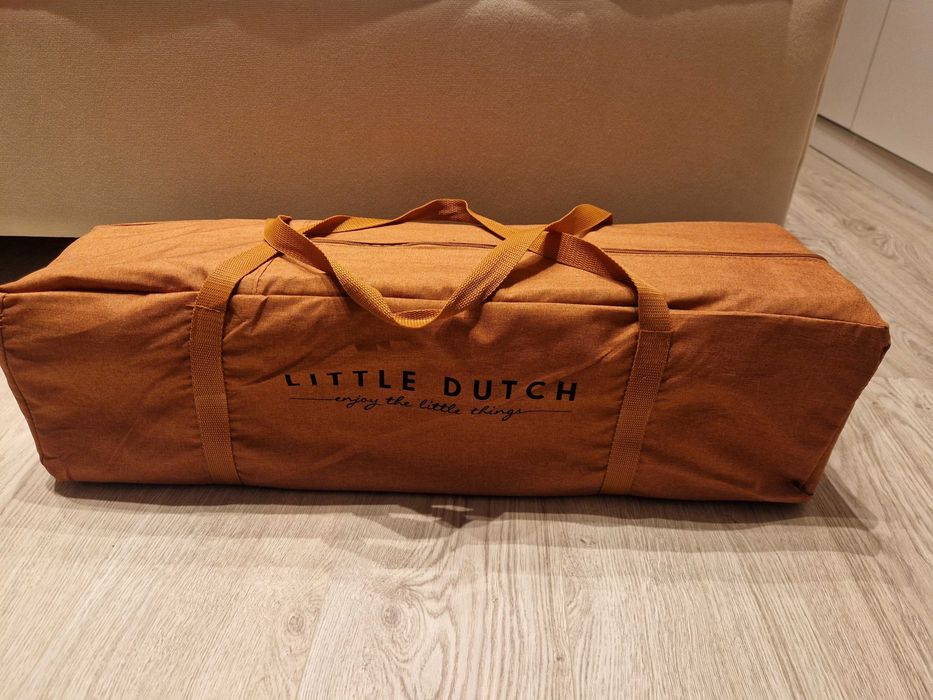 Pătuț pliabil pentru copii - Portocaliu- Little Dutch
