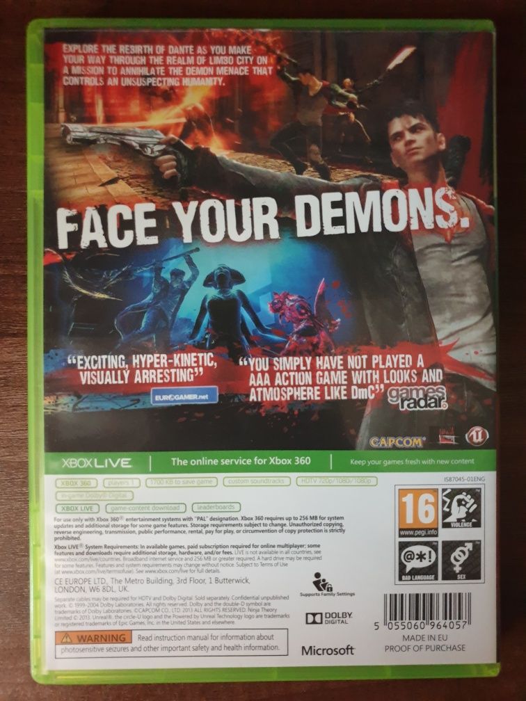 Devil May Cry Xbox 360