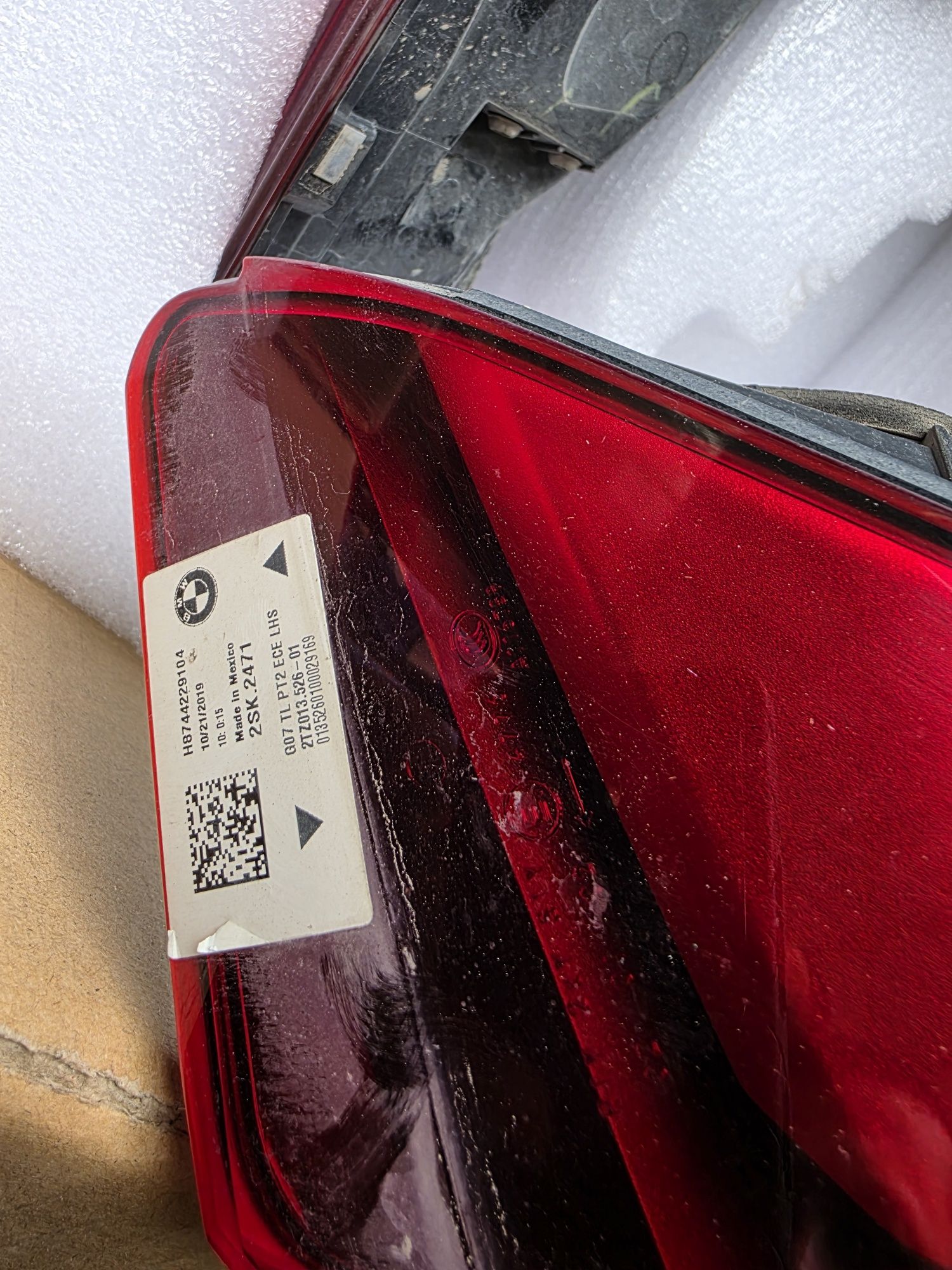 Задние фары bmw x7 Original Germany b.u