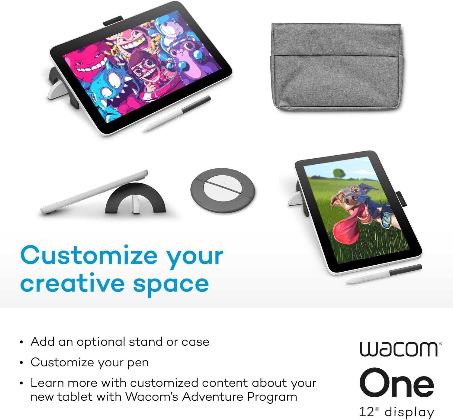 Новинка! Графический планшет с экраном Wacom one display 12