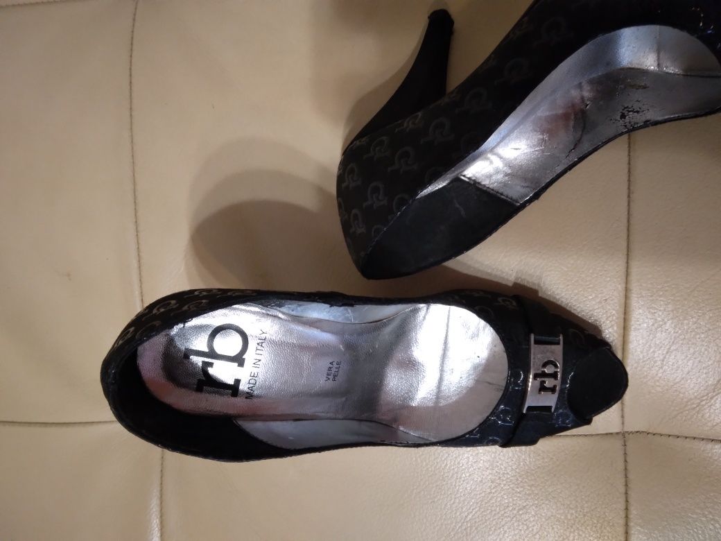 Pantofi noi piele 35/36