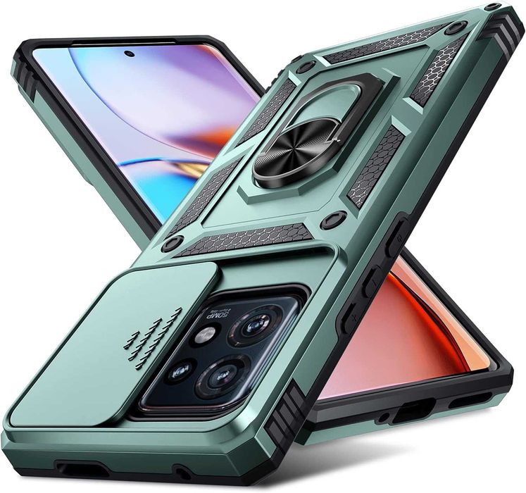 Husa hybrid Armor cu inel pentru Motorola G04 / G24 / Edge 40 Pro