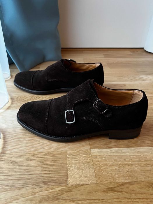 Pantofi maro Massimo Dutti marimea 40 piele naturala