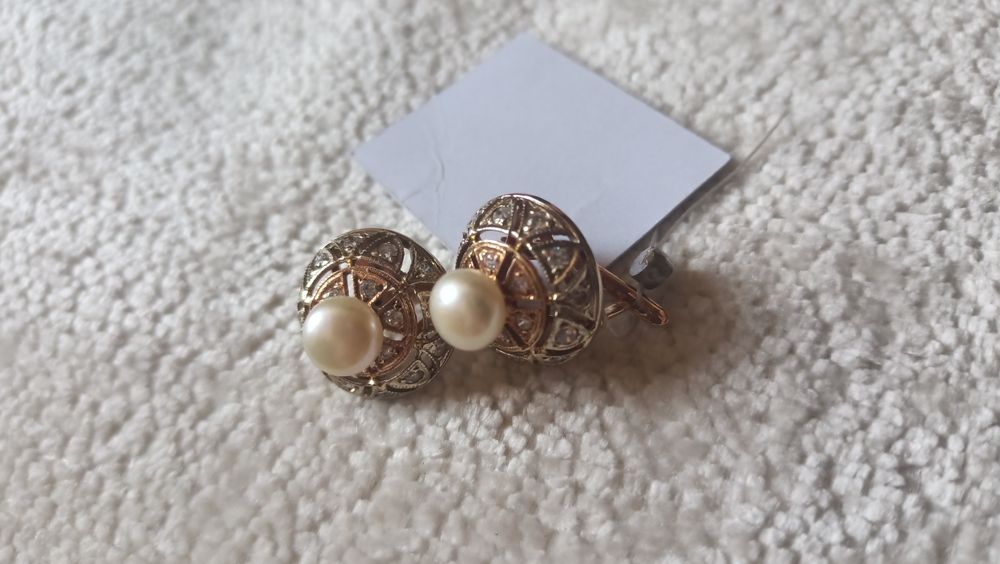 Продаются золотые серьги советских времён (винтаж)